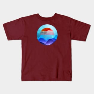 Summer Sun Serene Winter Kids T-Shirt